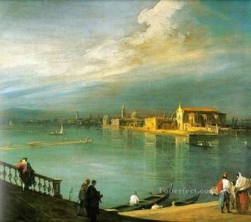 Classical Venice Painting - san cristoforo san michele murano Canaletto Venice